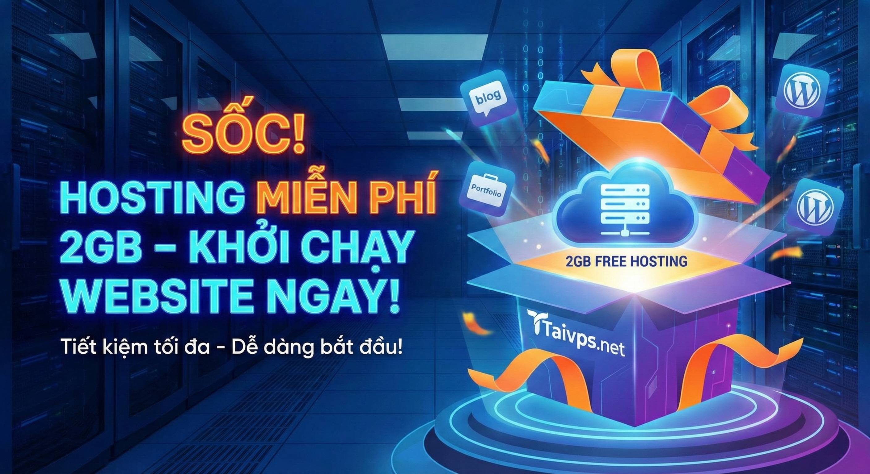 SỐC! Taivps.net Trao Tặng Hosting Miễn Phí 2GB – Khởi Chạy Website Của Bạn NGAY BÂY GIỜ!